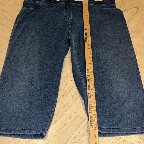 Cathy Daniels Capri Pants Size XL Casual Stretch Pull-On Cropped Pants Comfy - Picture 6 of 7